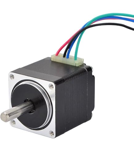 STEPPERONLINE Nema 14 Schrittmotor 0.9° 0.4A 11Ncm – Bipolar, 4 Drähte, Für 3D-Drucker & CNC