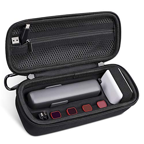 SHBC Funda de Viaje Mini para dji OSMO Pocket Splashproof Bolsa de Almacenamiento con Tamaño Pequeño Se Adapta a OSMO Pocket Charger y Filtros Perfectamente. Erradicar Completamente la Batería Baja