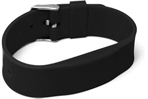 Gelikom 3 Stück RFID Armband SILA09a EM4200 (schwarz)