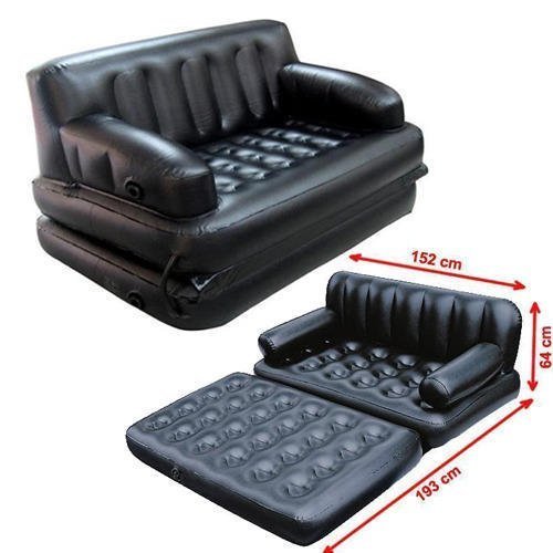 Kanthi Bestway 5 In 1 Inflatable Sofa Air Bed Couch With Free Electric Pump RS.3999 (60.00% Off) - Amazon Kanthi Bestway 5 In 1 Inflatable Sofa Air Bed Couch With Free Electric Pump RS.3999 (60.00% Off) - Amazon