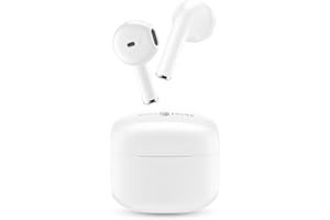 Music Sound | Swag - Auricular inalámbrico de cápsula - Tiempo de reproducción de hasta 20 h - Bluetooth® - Blanco