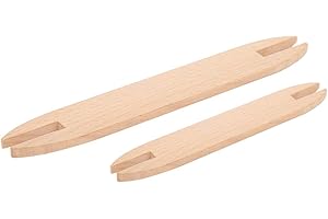 bizofft Webschiffchen, Holzwebschiffchen, für den Strickgarn-Nähprozess
