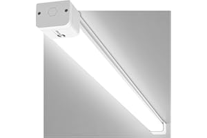 ÖUESEN Barra Led 150 cm, 45W 4500LM Lamparas Cocina, IP66 Impermeable Fluorescente Garaje, Regleta Tubo Luminaria Para Cocina, Garaje, Trastero, Baño, Oficina, Banco de Trabajo, Blanco Frio 5000K