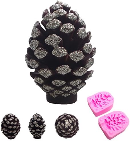 Suzhou Lofter Info Christmas pinecone Cake Soap Molds Silicone Candle Fondant 3D Cake DIY Party Mould Baby Birthday