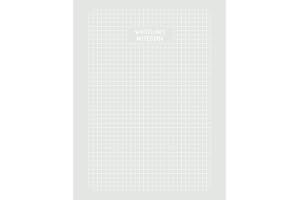 Whitelines Notebook: 8.5" x 11" Quad Ruled Paper