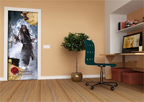 1art1 77495 Fluch Der Karibik – Jack Sparrow, Schatzkarte Fototapete Poster-Tapete 202 x 90 cm - 2