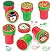 Produktbild Selbstfärbende Stempel "Weihnachten" für Kinder – Bastelmaterial zum kreativen Gestalten und Spielen für Kinder zu Weihnachten (10 Stück)