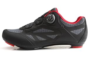Msport Men’s & Women’s Road Cycling Shoes Breathable, Non-Slip, Compatible with Look Delta System
