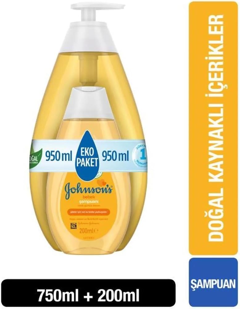 Johnson's Bebek Şampuanı Kral Şakir 750 ml + 200ml