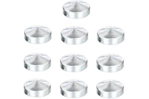 h2i Lot de 10 capuchons de poteau ronds galvanisés Ø 121 mm pour poteaux en bois, poteaux de clôture pour bois rond