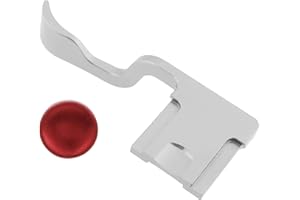 Briny River Kamera Blitzschuh Daumenauflage Handgriff mit Konkavem Auslöser Kompatibel mit Fujifilm XT50 XT5 XT4 XT3 XT30 XT2 XT20 XT10 Digitalkamera Silber