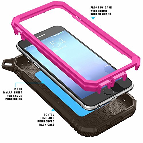 Funda iPhone 6S Plus - Poetic Serie Revoluci n Pesada Doble Capa Funda de Protecci n Hibrida Completa con Protector de Pantalla Incorporado para de Apple iPhone 6S Plus iPhone 6 Plus 2015 Gris Rosa 3 A os Garant a del Fabricante Poetic reviews Funda iPhone 6S Plus - Poetic Serie Revoluci n Pesada Doble Capa Funda de Protecci n Hibrida Completa con Protector de Pantalla Incorporado para de Apple iPhone 6S Plus iPhone 6 Plus 2015 Gris Rosa 3 A os Garant a del Fabricante Poetic