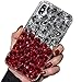 Produktbild WEIFA Galaxy 2018 A8/A5 Case, Very Glitter Manual Charming Diamands Crystal Full Bling Clear Cover, 2018 Newest Super Luxury Noble Princess Thin Phone Case for Samsung Galaxy A530/A8 2018 CRed