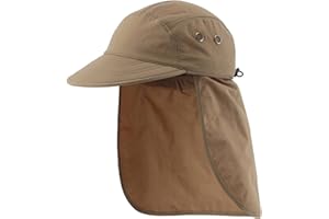 Magracy Herren Sommer UPF 50+ Fischerhut mit Nackenklappe Sonnenschutz Kappe