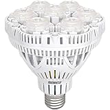 SANSI 36W Pflanzenlampe LED Pflanzenlampe Vollspektrum E27 für Zimmerpflanzen Sonnenlicht LED Pflanzenlicht mit Rot und Blau 