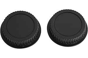 SHEEPPING Bouchon Arrière d'objectif pour Canon EOS, EOS Bouchon d'objectif Arrière, EF Cache Arrière Objectif, Lot de 2