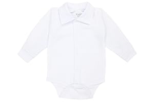 TupTam Body Baby Langarm oder Kurzarm mit Kragen – OEKO-TEX Baby Body Jungen aus Baumwolle