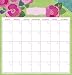 CR Gibson Baby Girls' First Year Calendar -- Newborn Baby Gift Set / Keepsake / Memory Book / Baby Journal (Enchanted)