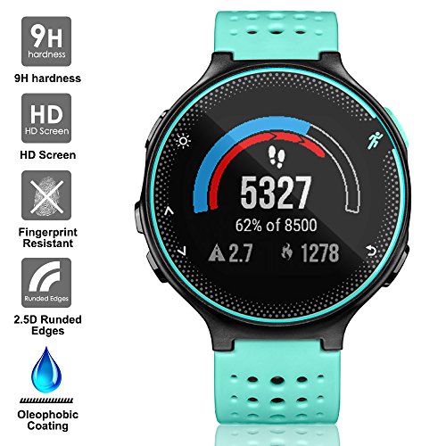 Reloj Inteligente Protector de Pantalla para Garmin Forerunner 235 225 Smart Watch AFUNTA Vidrio templado de Cine Anti-rasgu  os Alta definici  n Proteger