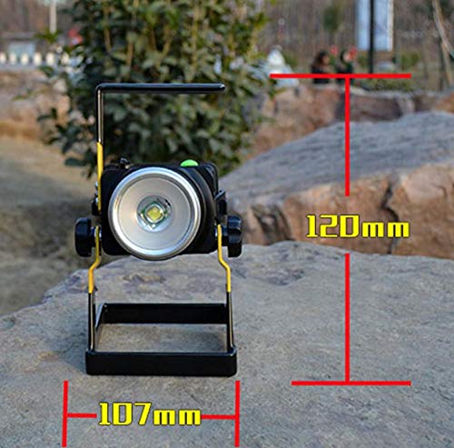 Projecteur--Projection-Rotative--Zoom-Orientable-Avec-Lampe-De-Secours-Mobile-Pour-Site-Minral-Immobilier-Camping-30W