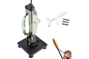 AMEYXGS Ajustable Fletching Jig avec Outil de Suppression de Plumes de flèche Outil de bâton de Plume de flèche pour Les flèches de tir à l'arc de Bricolage Boulons d'arbalète