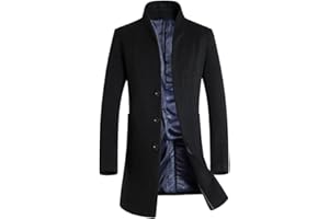 Vogstyle Uomo Sottile Caloroso Cappotto Invernale Di Lana(xs-xl)