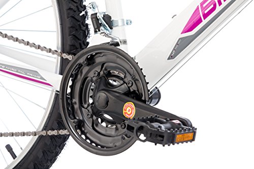 26 Zoll Bikesport ADVENTURE Mädchenfahrrad Damen Mountainbike RH 41 cm, Shimano 18 Gang - 6