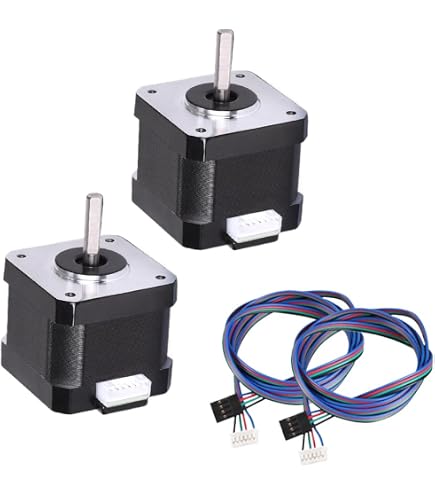 Moteur Pas à Pas Nema 17 42x38 Mm - 12V, 1.8°, Couple 400 MN·m, Pour Imprimante 3D Creality CR-10, Ender 3 - 3