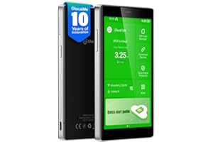 GlocalMe G4 Pro WiFi portátil, Móvil 4G LTE con 1GB de Datos globales, No SIM, Pantalla táctil de 5", hasta 10 Dispositivos conectados, 2.4GHz/5GHz, Viajes internacionales a más de 200 países (Negro)