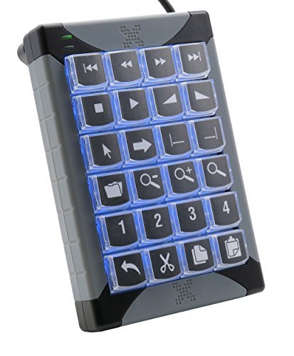 P&I Engineering XK-24 - Teclado (USB, Alámbrico, USB, Windows 7 Enterprise, Windows 7 Enterprise x64, Windows 7 Home Basic, Windows 7 Home Basic x64, Wind, -20-60 °C, Negro, Gris)