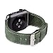 Produktbild FUTLEX Echtleder Armband Uhrenarmband Ersatzarmband für Aplle Watch Series 4 (44mm), Series 1 & 2 & 3 (42mm) - Farbe Grüne