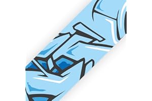 SuperDuperDecor - Graffiti Style - Bedroom Wall Border - Eco Friendly 1.3m Self Adhesive Strips - Blue