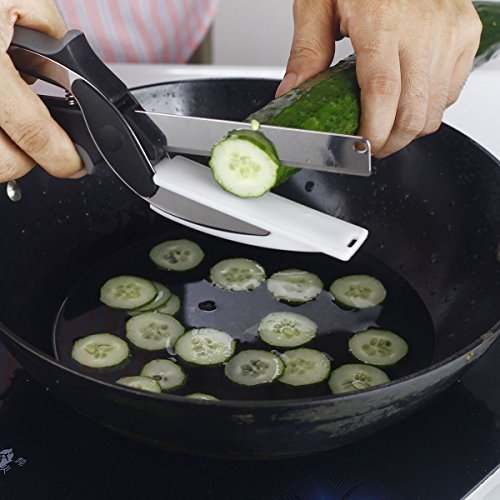 Comenzar Gemüse Schere Küchenscheren Edelstahl schneider Küche Werkzeug DIY cutting slice - 6