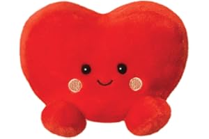 Aurora, 61513, Palm Pals Amore Heart, 5In, Eco-friendly soft toy, Red