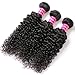 Price comparison product image 8A Brazilian Curly Hair Extensions Virgin Brazilian Hair 3 Bundles Mixed Length 8 8 10 Inch Kinky Curly Human Hair Weave Natural Color