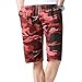 Produktbild Beach Pants Herren Sommer kurze Hose Herrenmode Strand Hosen Sweatshorts Kurze Hosen Badehose Laufhose Shorts Pant Fitnesshose Trainingshose Stretch Schwimmen Hosen Sweat-Shorts Hose Sweatpant Männer Hose🔥 LMMVP🔥 (XXXXL, Rot)