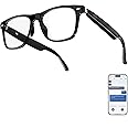 BLESSOURCE AI Translation Glasses，AI Glasses for Women and Man,144 Languages & Accents Translator Device,Sunglasses with Blue Light Filter & UV Pretection Polarized Lenses（Black）