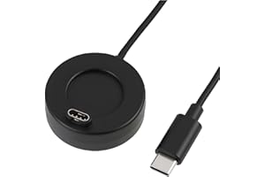 JIAHEHE Ladegerät Kompatibel mit Garmin Fenix 7, 7 Pro, 7S, 7X, 6, 6X, 6S, 5S, 5X, Forerunner 965, 945, 645, Instinct, Magnetische Ladestation mit 1 m Type-C Ladekabel, Schwarz, Uhren-Ladegerät Kompatibel
