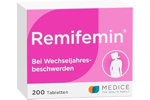 Remifemin 200 Tabletten - Medikament für Wechseljahre - bei leichten bis mittleren Wechseljahresbeschwerden - hormonfrei - pflanzliches Arzneimittel