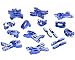 Produktbild Integy RC Model Hop-ups T5025BLUE Billet Machined Suspension Set Package for HPI 1/12 Savage XS Flux