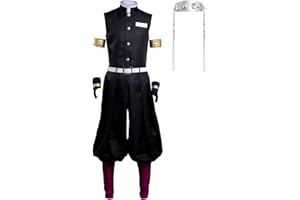 Gonriya Cosplay Costume Tengen Uzui Outfit Uniform Anime Halloween Full Set