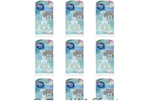 Ambi Pur 9 Ricariche Aqua AMBIPUR Car Ricarica Torrente Acqua Profumo per Auto