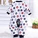 Koly Baby Kids Boy Girl Infant Romper Jumpsuit Bodysuit Cotton Clothes (0-3M, Dark Blue)