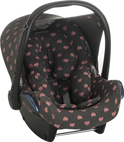 Janabebe® – Baumwollbezug Flúor Heart Maxi -Cosi Cabriofix, Citi, Streety.fix, Jané Koos, Abdeckung Stubenwagen , Autositz , + Schutz Gurtzeug, - 9