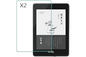 Kepuch 2 Paquetes Vidrio Templado Protector de Pantalla para Kindle Paperwhite 2018