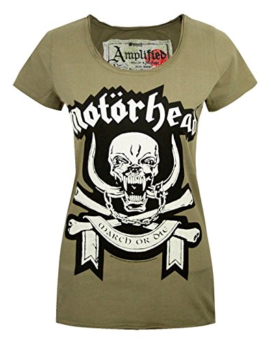 Mujeres - Amplified Clothing - Motorhead - Camiseta (XS)
