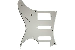 XINMAISUJIAO Battipenna per chitarra personalizzata per Ibanez RG40 HSS Style (3 strati bianco)