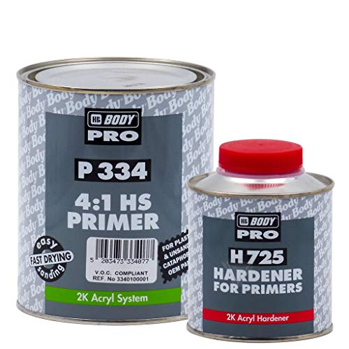 Aparejo HS P334 2K HBBody - 1,25 L (1 + 0,25), Negro