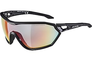 ALPINA Unisex - Dorośli, S-WAY QV Okulary sportowe
