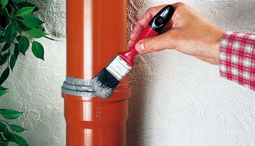 Wenko Wasserdicht 750 ml – Dichtungsmasse, Fassungsvermögen 0,75 L, Chemische Zusammensetzung, 10 x 12 x 10 cm, 1 Stück, grau, 56140111500 - 3